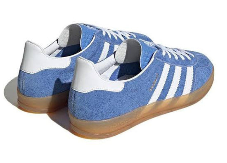 adidas Gazelle Indoor Blue Fusion Gum Luxe Premium Brazil