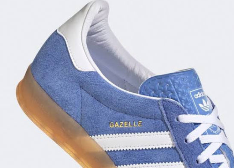 adidas Gazelle Indoor Blue Fusion Gum Luxe Premium Brazil