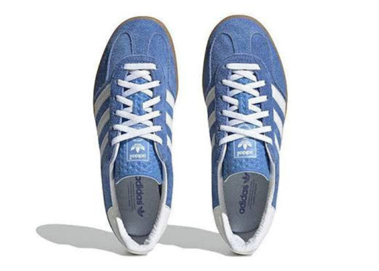 adidas Gazelle Indoor Blue Fusion Gum Luxe Premium Brazil