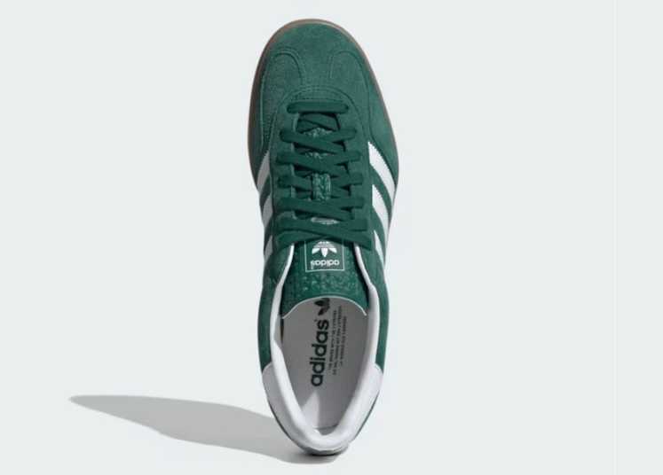 adidas Gazelle Indoor Collegiate Green Gum Luxe Premium Brazil