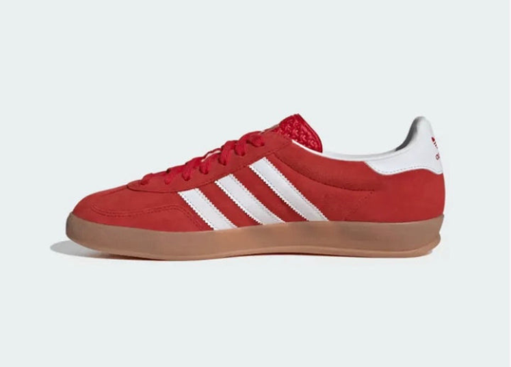 adidas Gazelle Indoor Scarlet Cloud White Luxe Premium Brazil