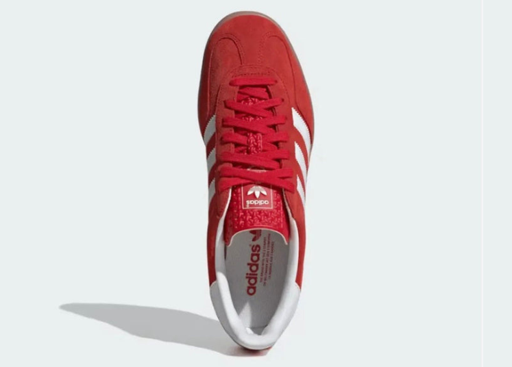adidas Gazelle Indoor Scarlet Cloud White Luxe Premium Brazil