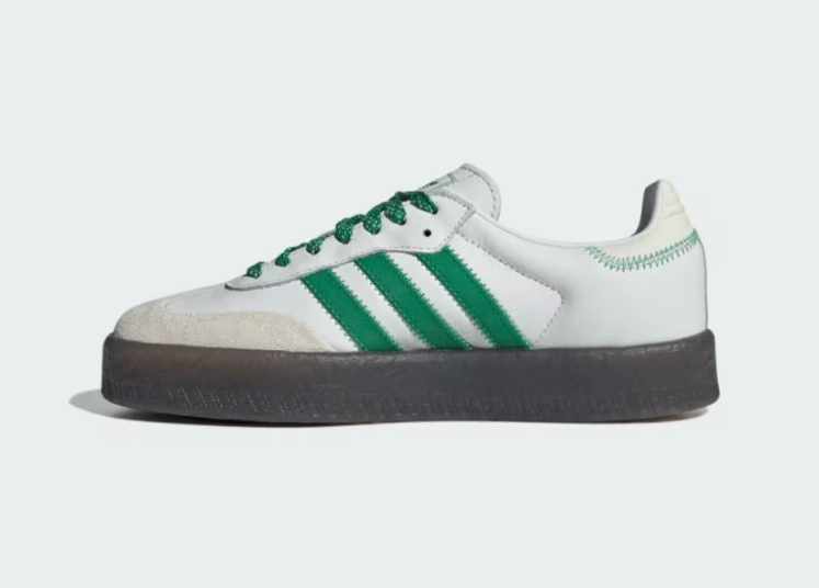 Adidas Sambae Could White Green Luxe Premium Brazil