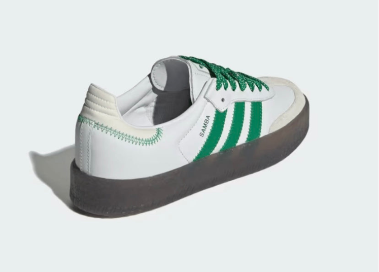 Adidas Sambae Could White Green Luxe Premium Brazil