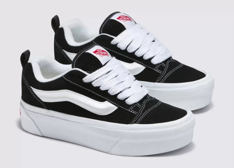 Vans Knu Stack Black White My Store