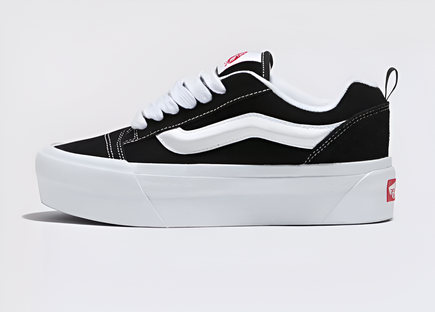 Vans Knu Stack Black White My Store