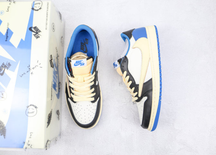 Jordan 1 Low Fragment x Travis Scott Luxe Premium Brazil