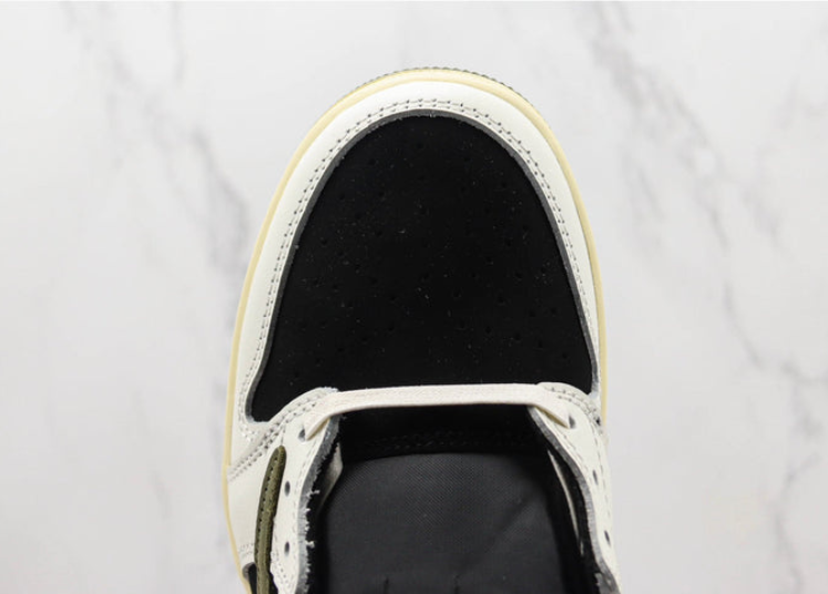 Jordan 1 Retro Low OG SP Travis Scott Olive Luxe Premium Brazil