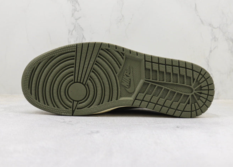 Jordan 1 Retro Low OG SP Travis Scott Olive Luxe Premium Brazil
