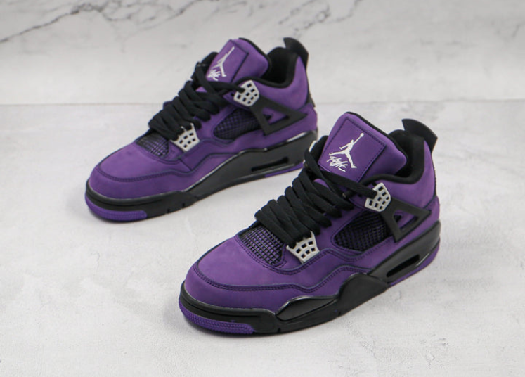 Jordan 4 Retro Travis Scott Purple Luxe Premium Brazil