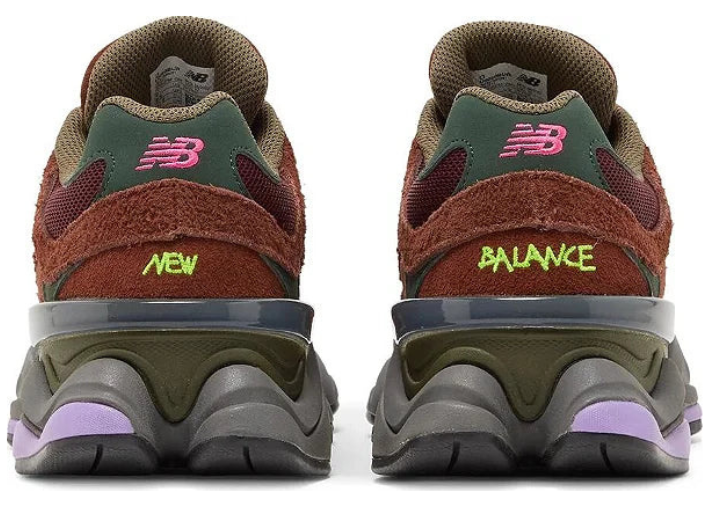 New Balance 9060 Burgundy Pink Luxe Premium Brazil