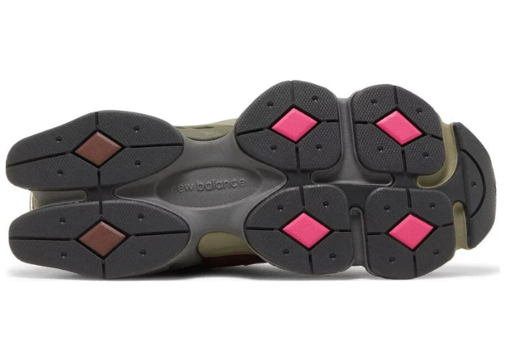 New Balance 9060 Burgundy Pink Luxe Premium Brazil
