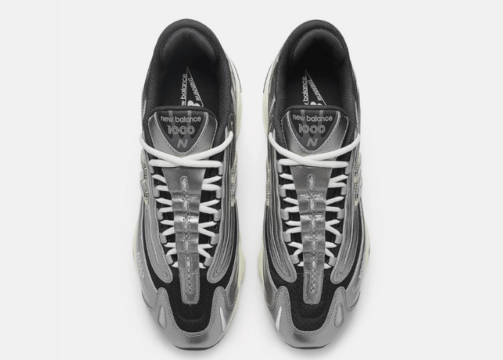 New Balance 1000 Silver Metallic Luxe Premium Brazil