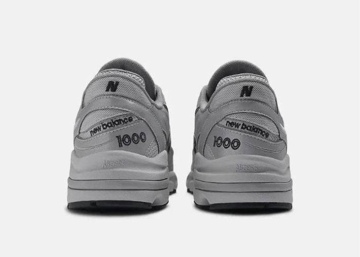 New Balance 1000 Silver Metalic Raincloud Luxe Premium Brazil