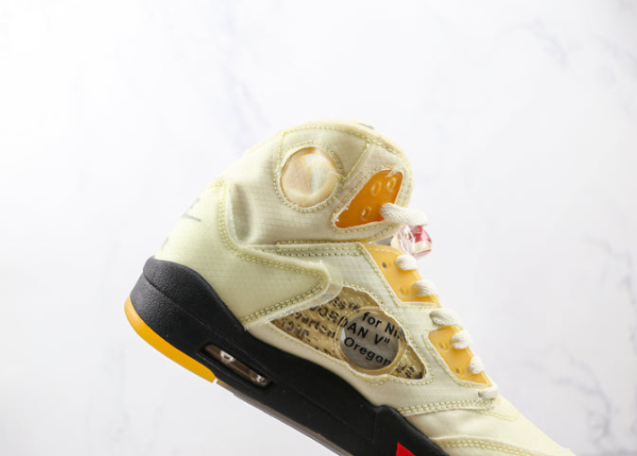 Jordan 5 Retro Off-White Sail Luxe Premium Brazil