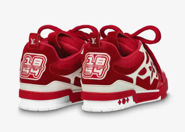 Louis Vuitton LV Skate Sneaker Red White Luxe Premium Brazil