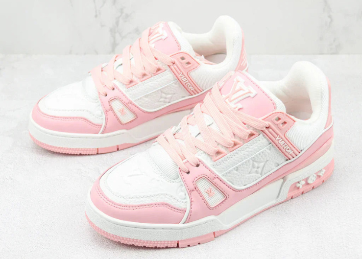 Louis Vuitton Trainer Pink Rose Luxe Premium Brazil