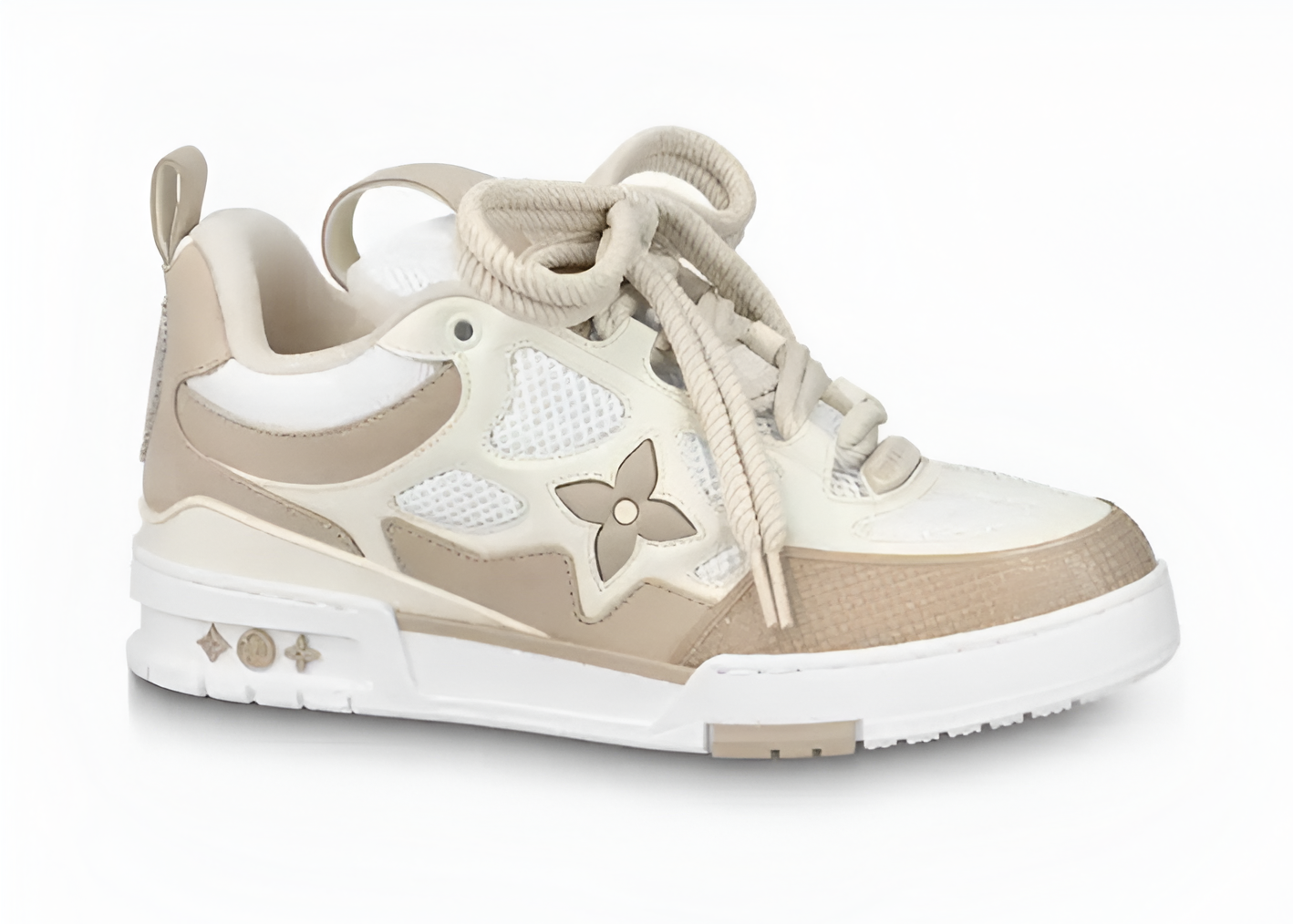 Louis Vuitton LV Skate Sneaker Beige White Luxe Premium Brazil