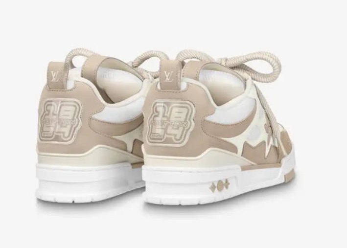 Louis Vuitton LV Skate Sneaker Beige White Luxe Premium Brazil