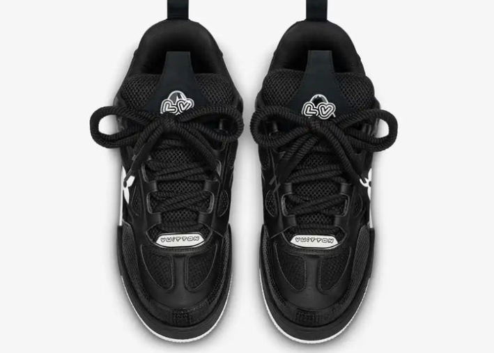 Louis Vuitton LV Skate Sneaker Black White Luxe Premium Brazil