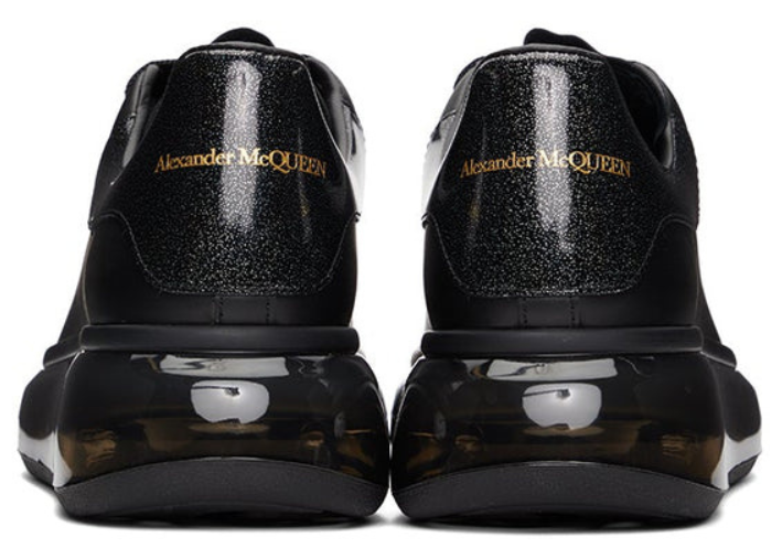 Alexander McQueen Oversized Black Shiny Sole Luxe Premium Brazil