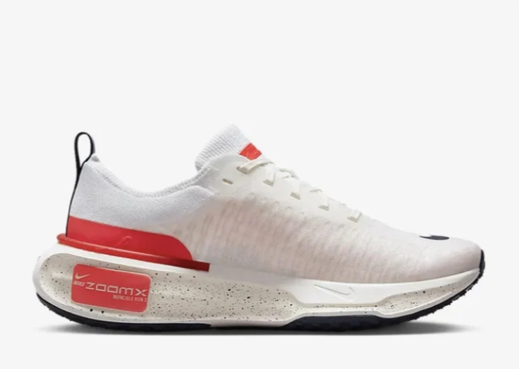 Nike Invincible Run 3 White Bright Crimson
