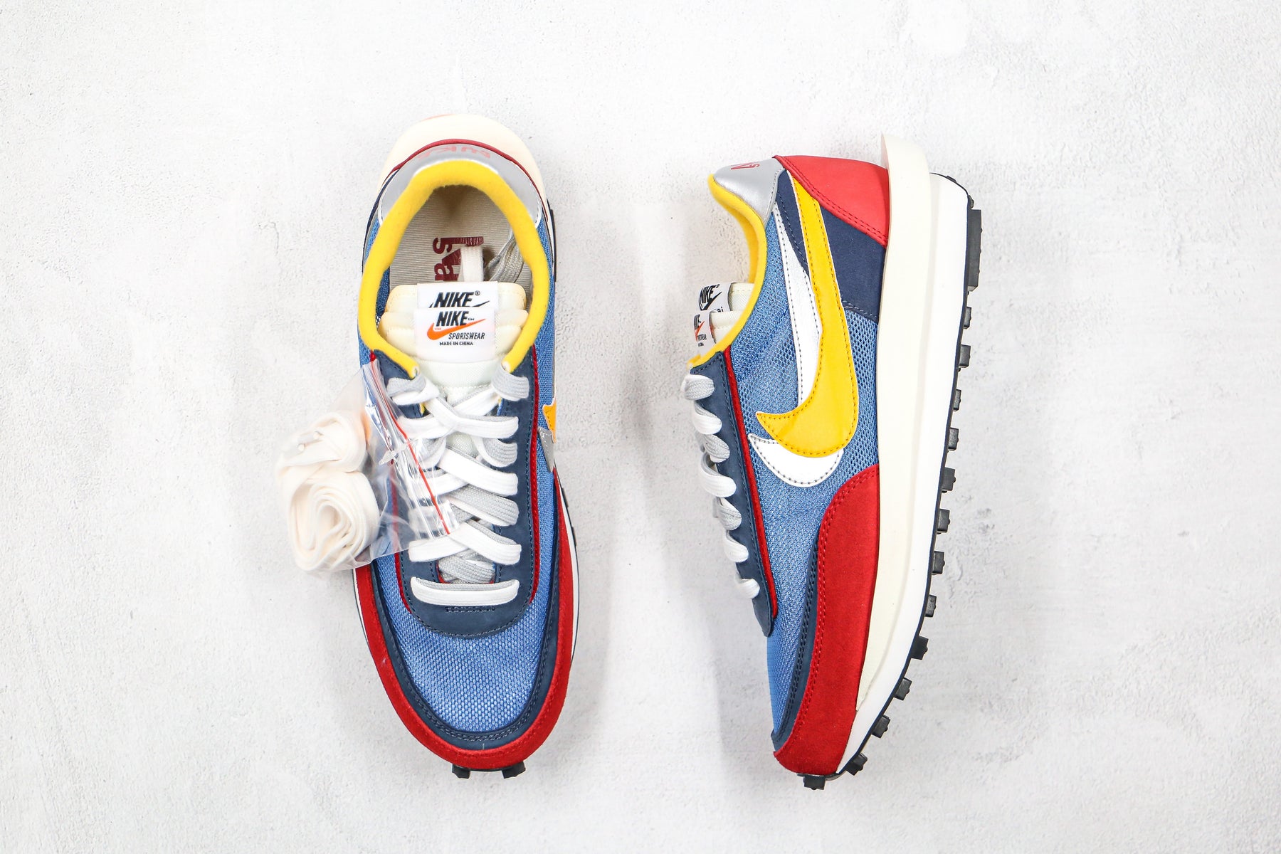 Nike Waffle Sacai Blue Multi Luxe Premium Brazil