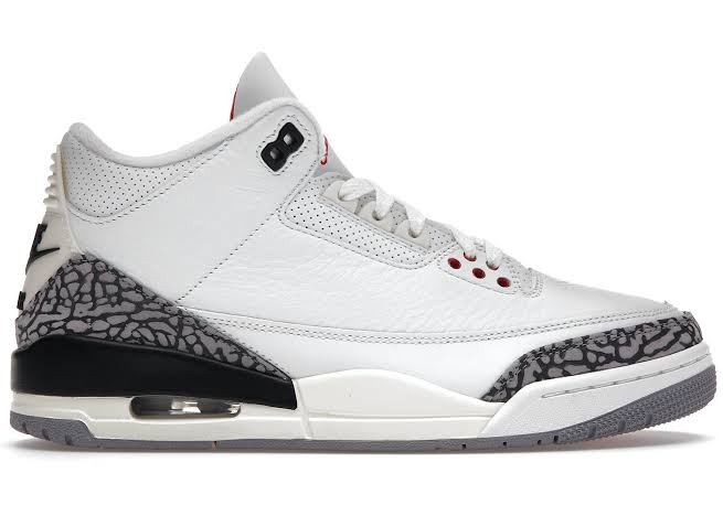 Jordan 3 Retro White Cement Reimagined - Luxe Premium Brazil