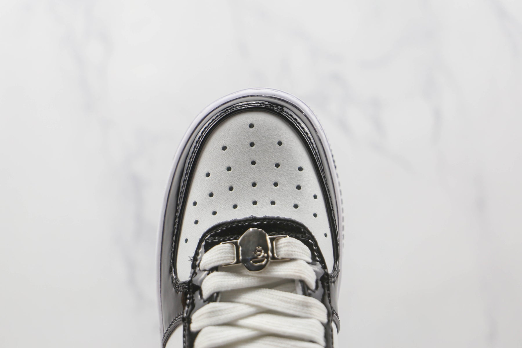 Bape Sta Patent Black White - Luxe Premium Brazil