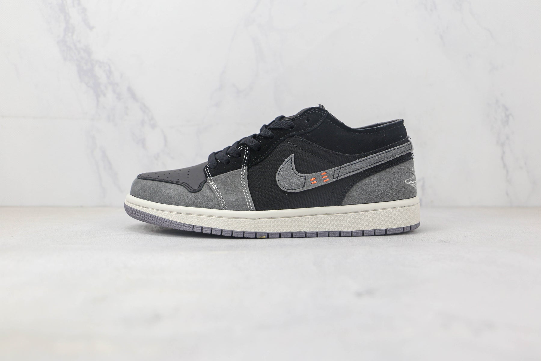 Jordan 1 Low Craft Inside Out Black Luxe Premium Brazil