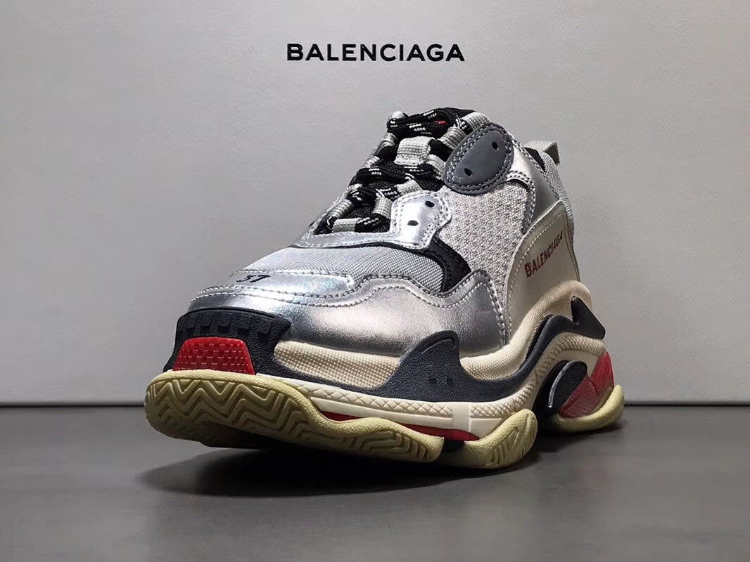 Balenciaga Triple S Silver Black 2019 - Luxe Premium Brazil