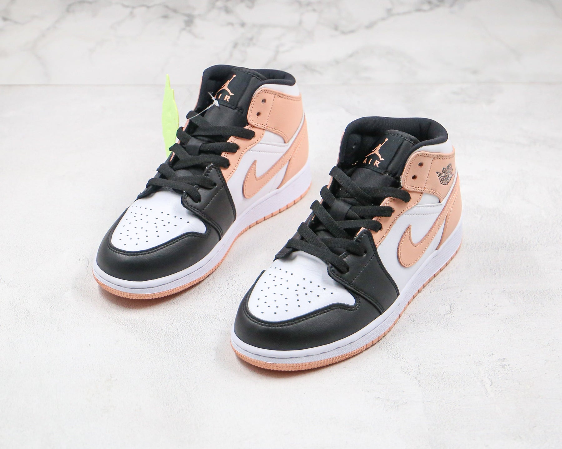 Jordan 1 Mid Arctic Orange Black Toe (GS) - Luxe Premium Brazil