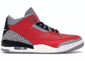 Jordan 3 Retro Unite Fire Red - Luxe Premium Brazil