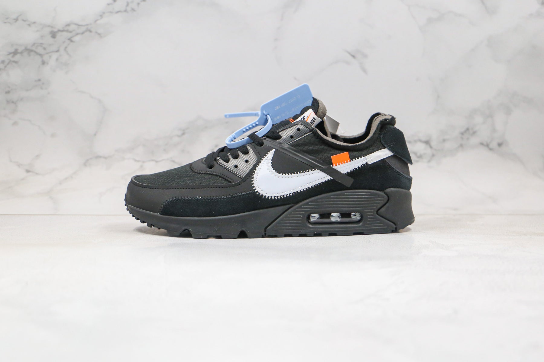 Nike Air Max 90 Off White Black Luxe Premium Brazil