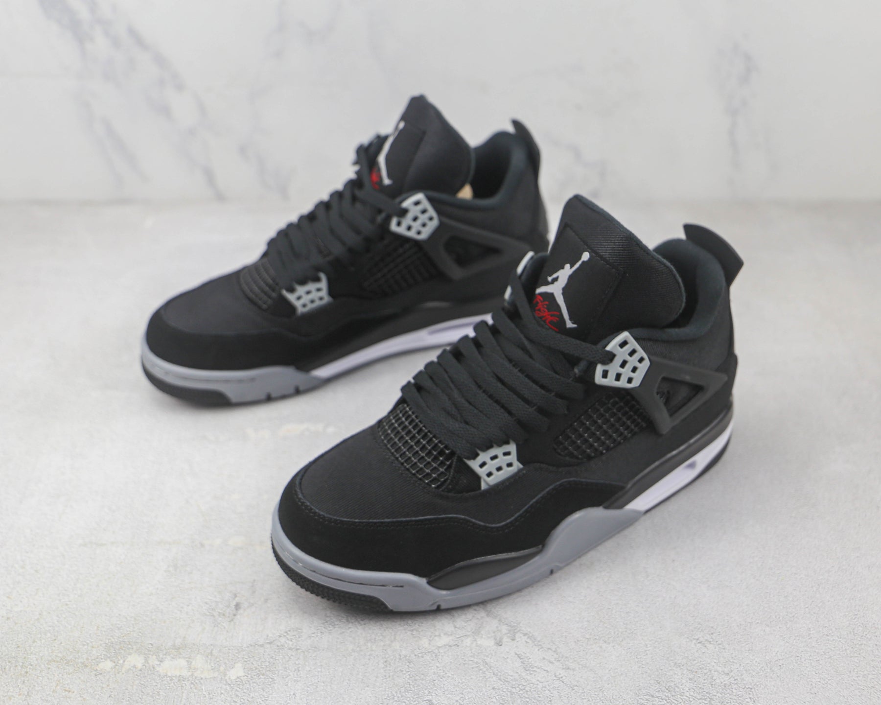 Jordan 4 Retro SE Black Canvas - Luxe Premium Brazil