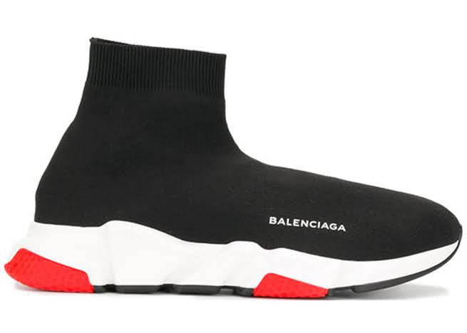 Balenciaga Speed Trainer Black Red - Luxe Premium Brazil