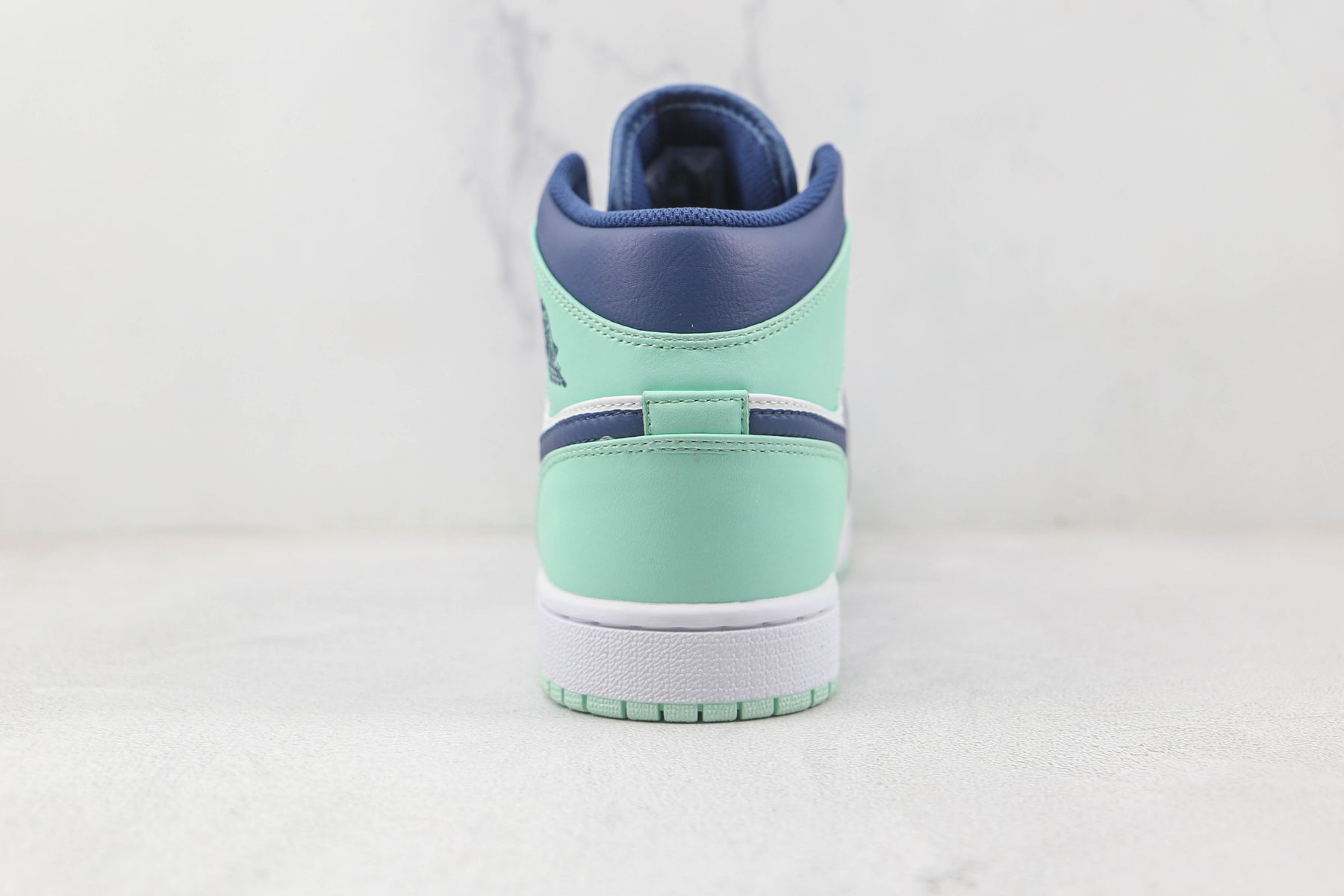 Jordan 1 Mid Mystic Navy Mint Foam Luxe Premium Brazil