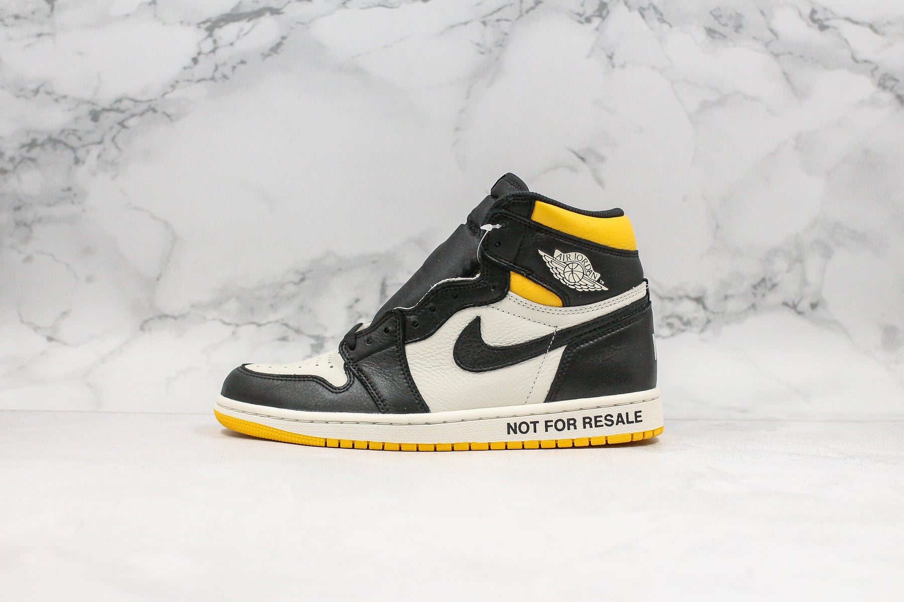 Jordan 1 Retro High "Not for Resale" Varsity Maize Luxe Premium Brazil