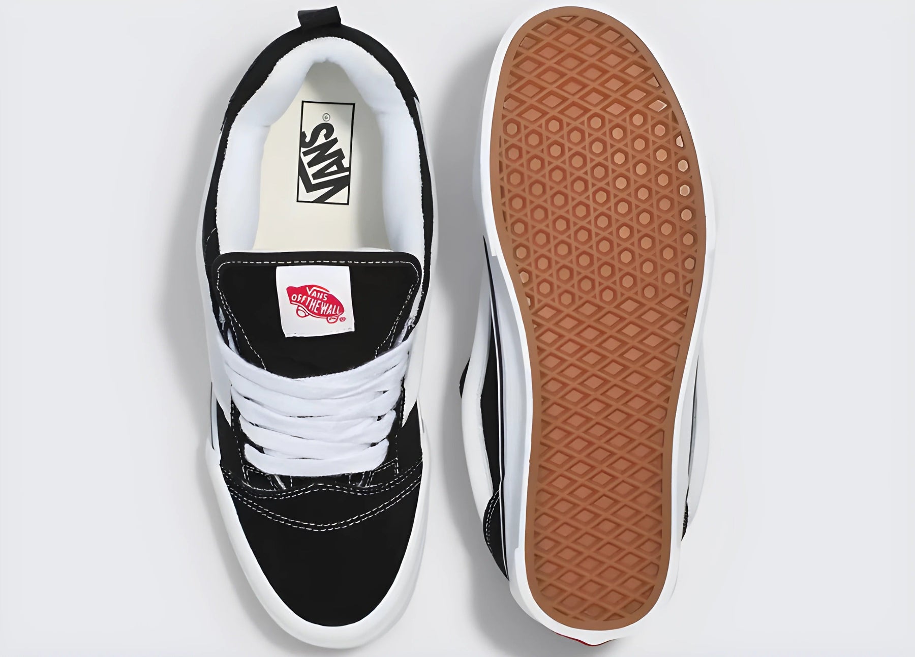 Vans Knu Skool Black White My Store