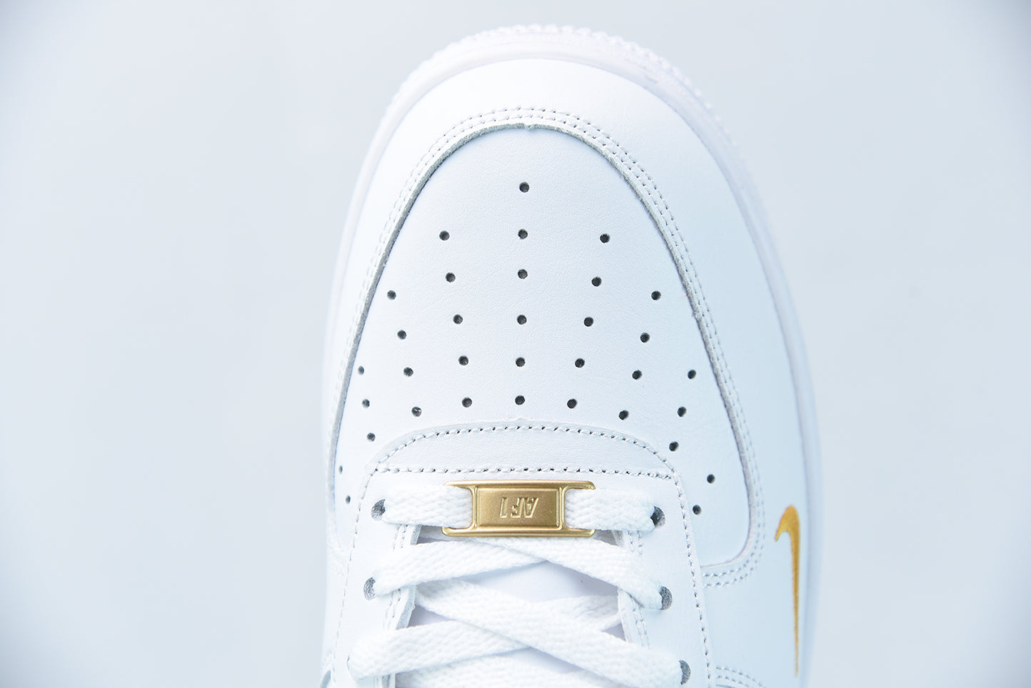 Nike Air Force 1 Essential White Black Gold My Store