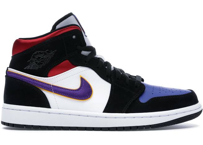 Jordan 1 Mid Lakers Top 3 - Luxe Premium Brazil