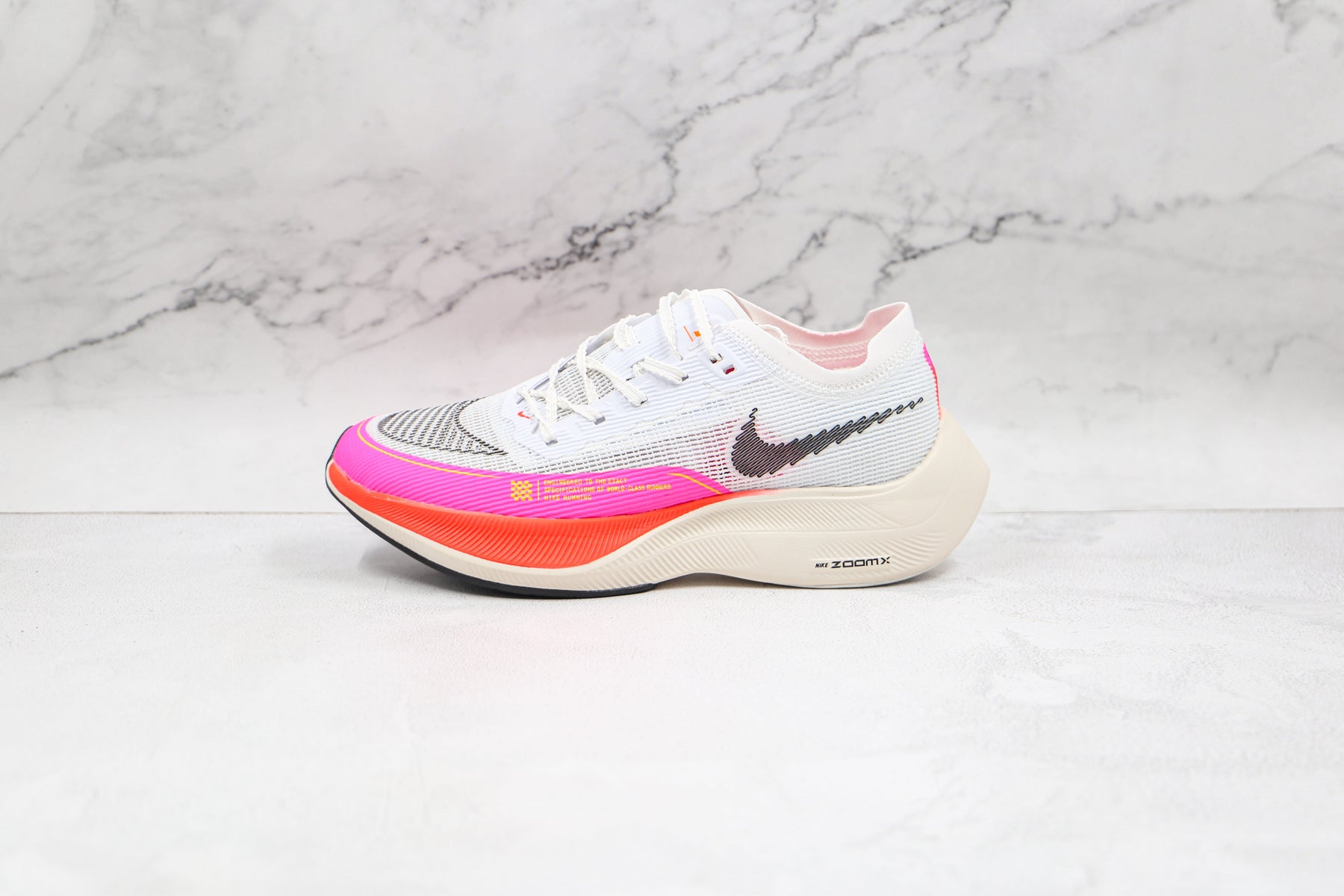 Nike ZoomX Vaporfly Next% 2 White Pink Luxe Premium Brazil