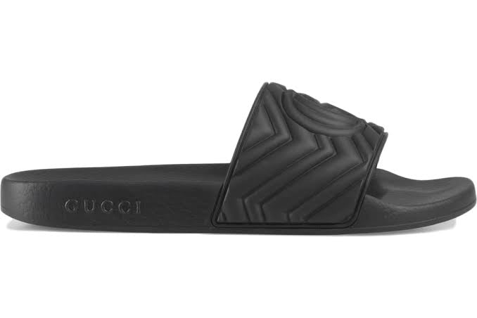 Gucci Matelasse Slide Black - Luxe Premium Brazil