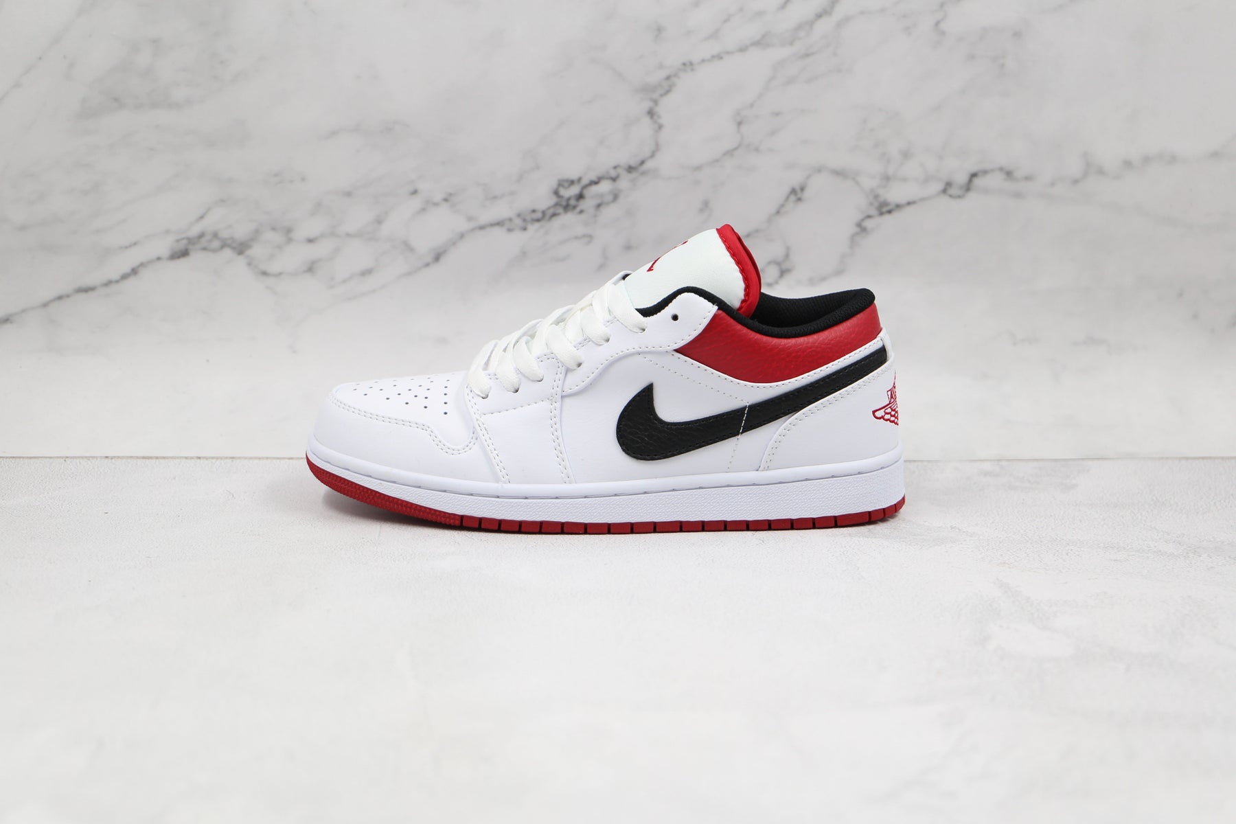 Jordan 1 Low White Gym Red Luxe Premium Brazil