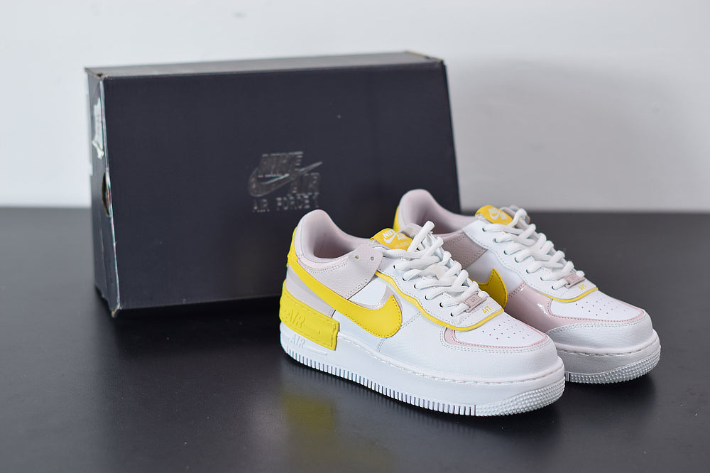 Nike Air Force 1 Shadow White Barely Rose Speed Yellow My Store