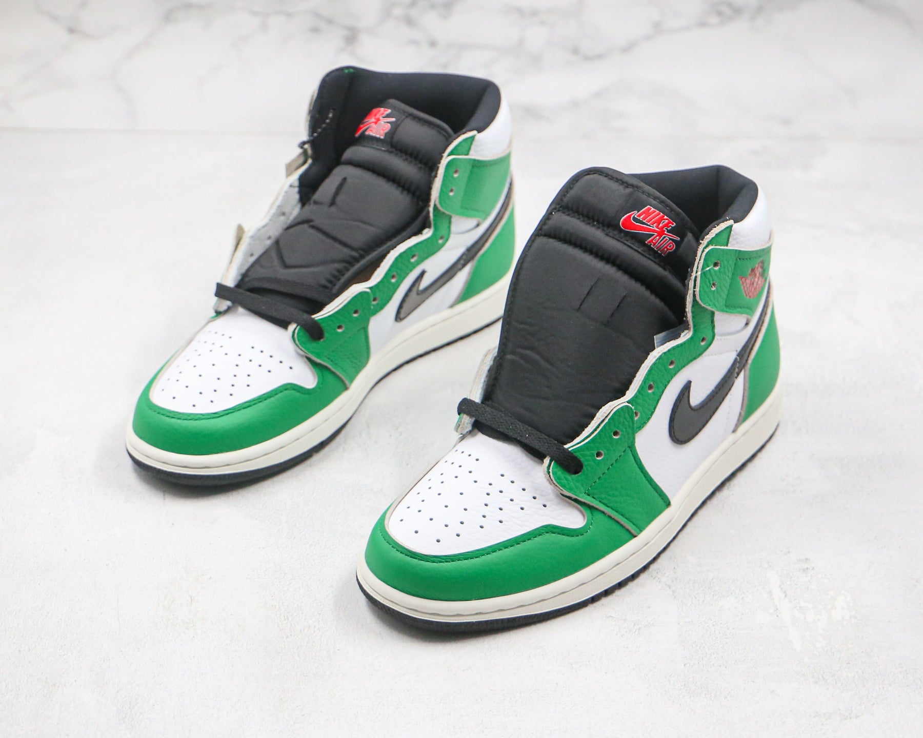 Jordan 1 Retro High Lucky Green Luxe Premium Brazil
