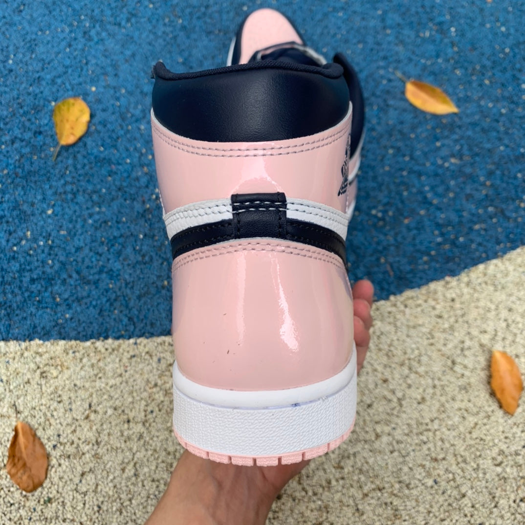 Jordan 1 Retro High Atmosphere Bubble Gum Luxe Premium Brazil