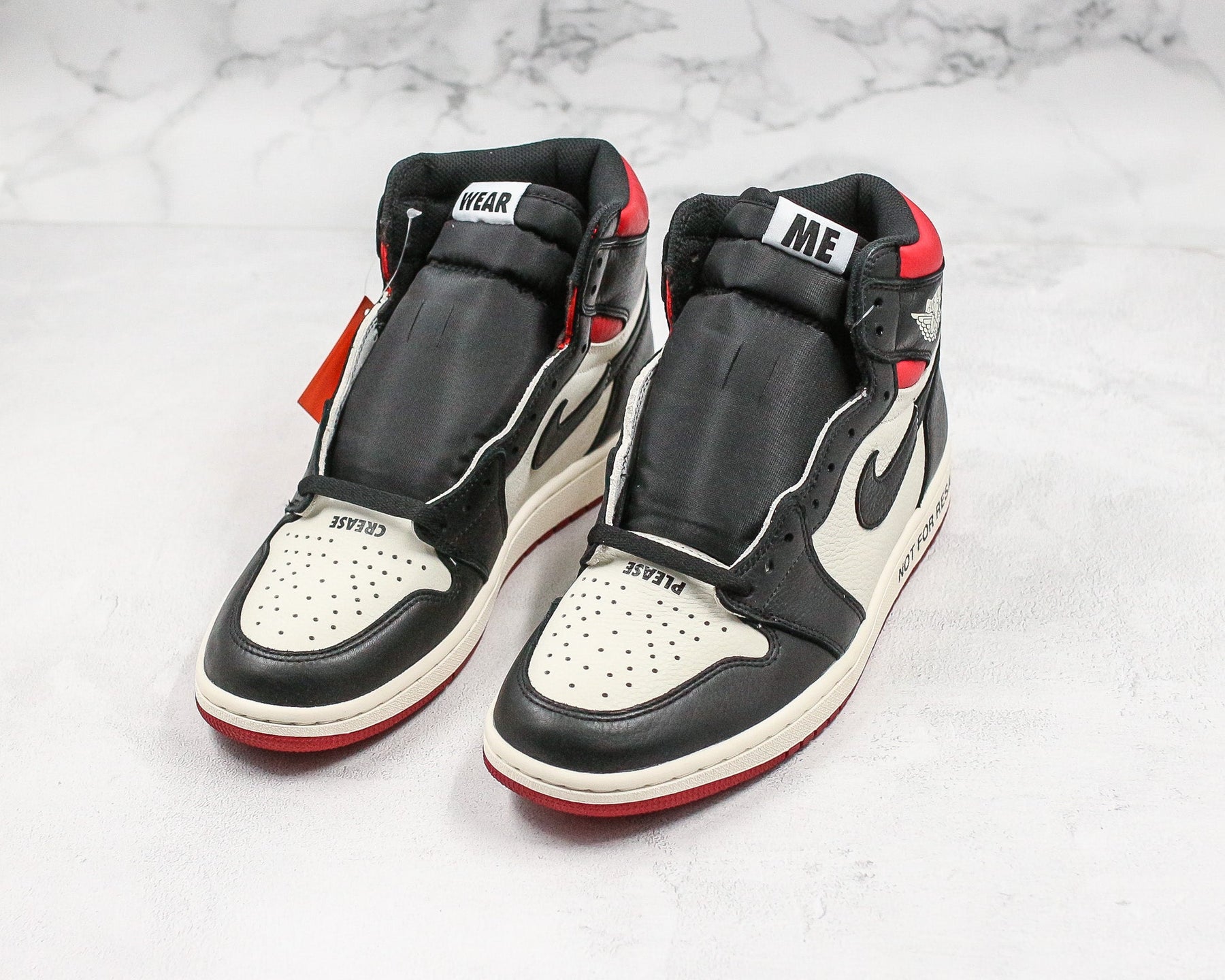 Jordan 1 Retro High "Not for Resale" Varsity Red Luxe Premium Brazil