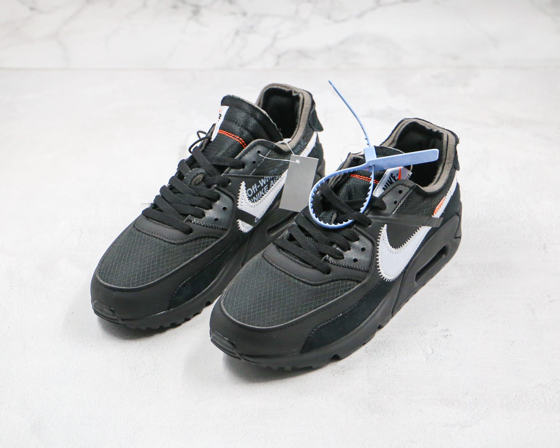 Nike Air Max 90 Off White Black Luxe Premium Brazil