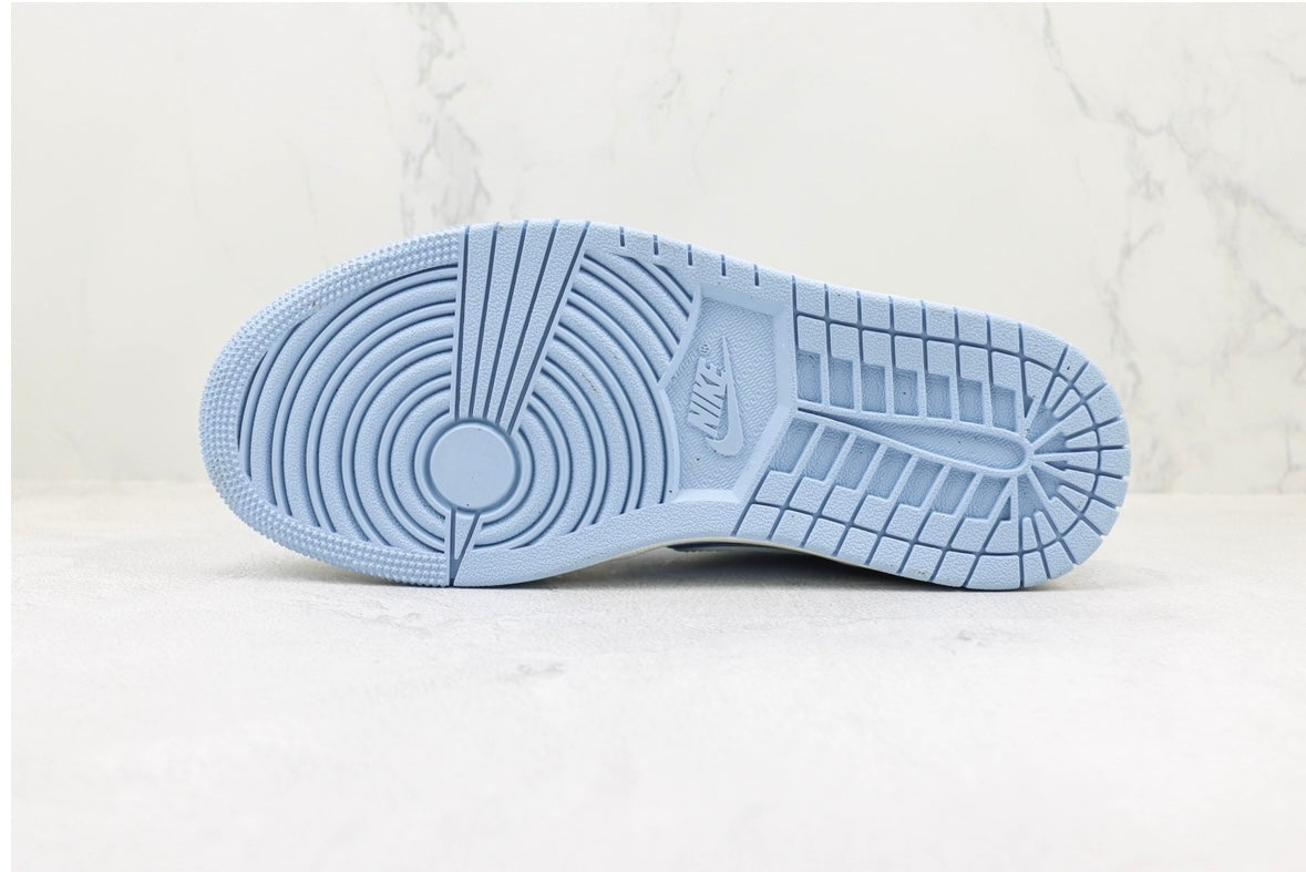 Jordan 1 Low Reverse Ice Blue Luxe Premium Brazil